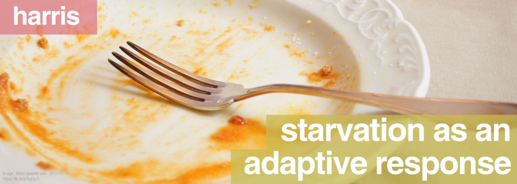 starvation as an adaptive response by harris