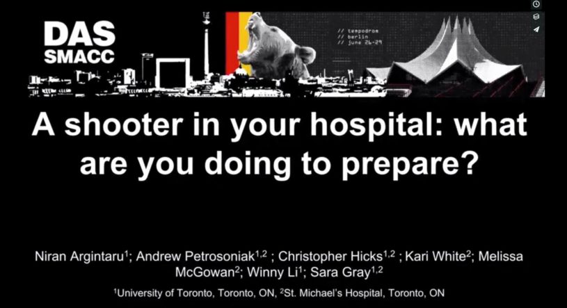 A Shooter in Your Hospital