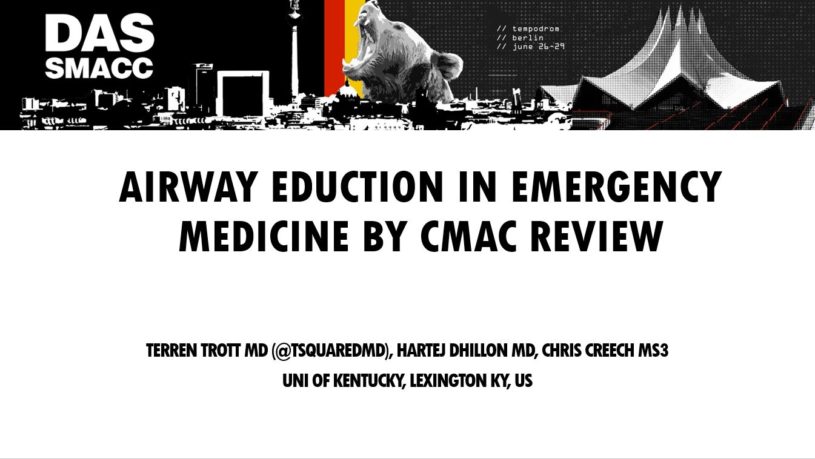 Airway Education in Emergency Medicine by CMAC Review