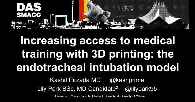 Increasing access to medical training with 3D printing: the endotracheal intubation model