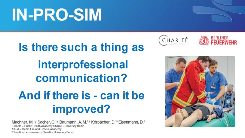 Is there Such a Thing as Interprofessional Communication