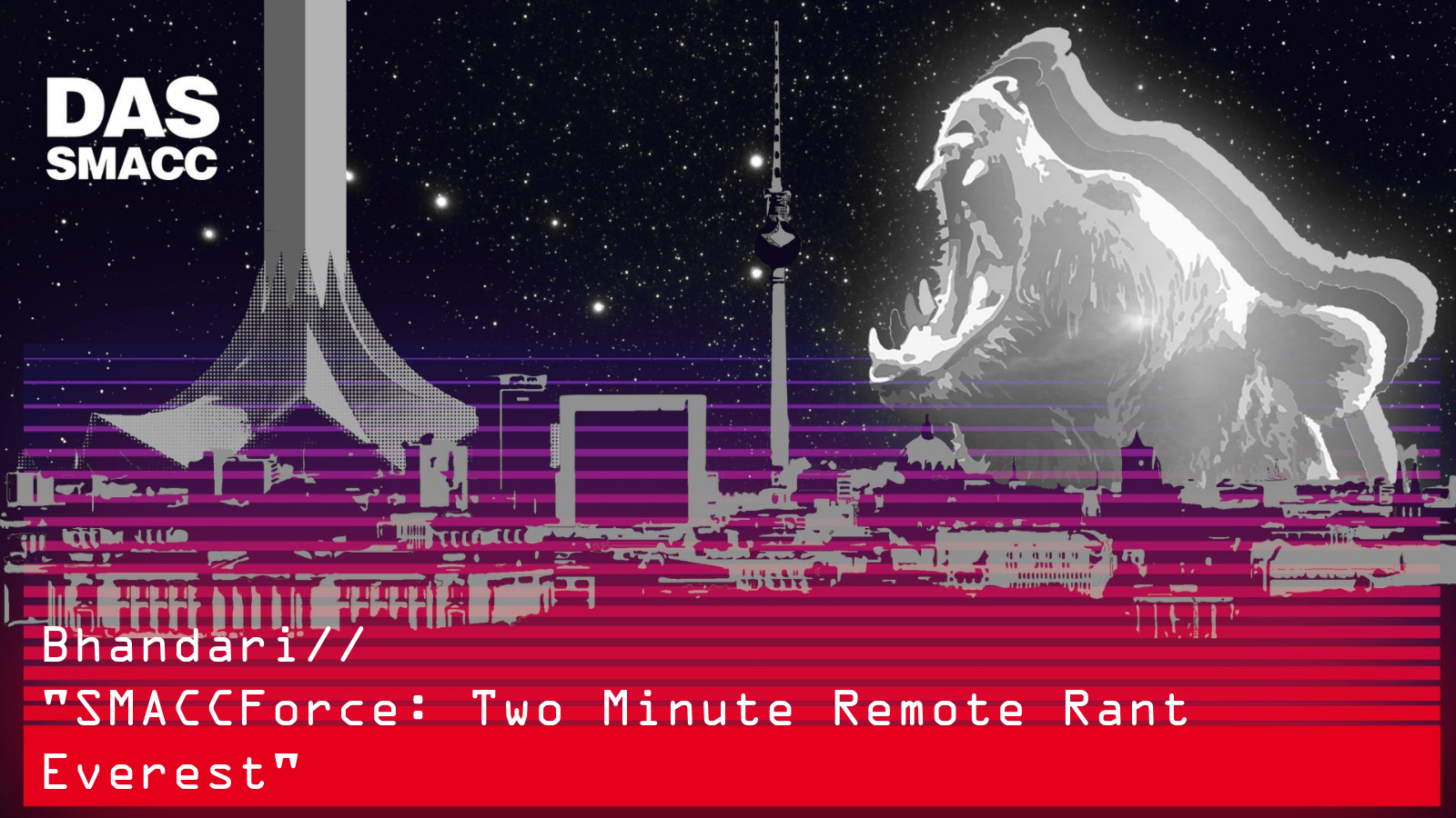 SMACCForce: Two Minute Remote Rant Everest